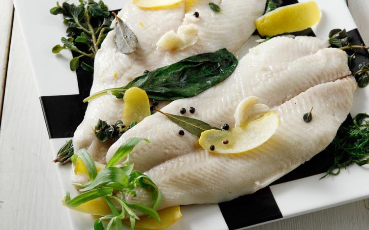 Γλώσσες αχνιστές με λαδολέμονο