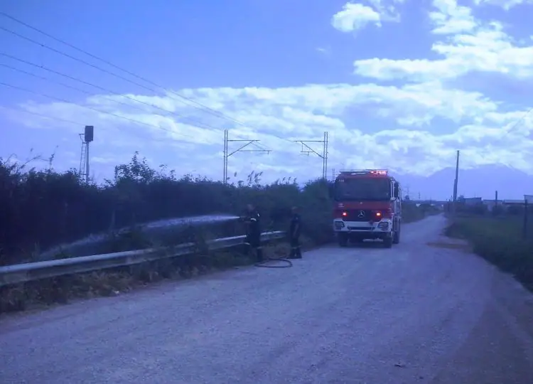 Άμεση ήταν η επέμβαση της Πυροσβεστικής