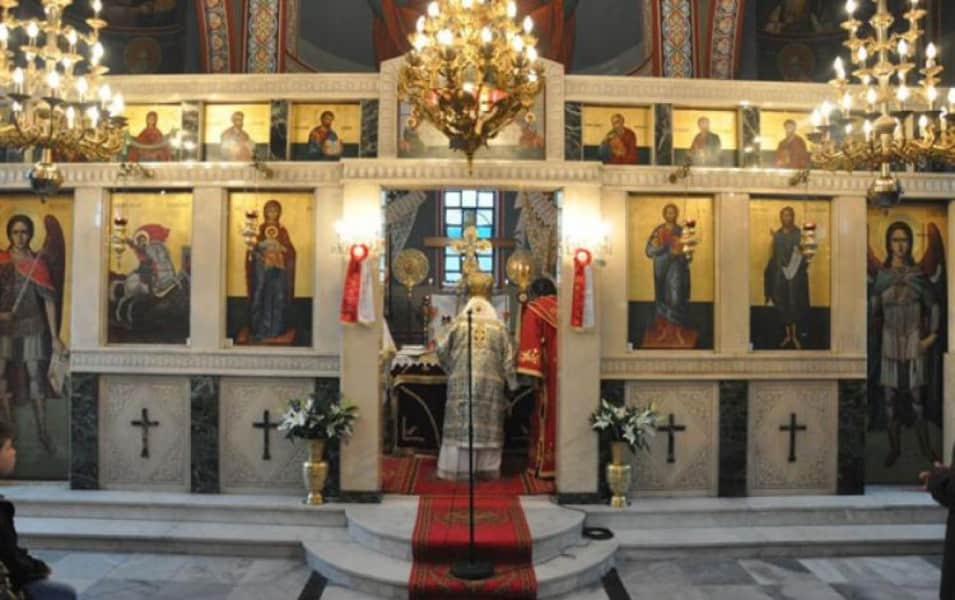 Θεια Λειτουργια Και Τελεση Πανδημου Ετησιου Μνημοσυνου Στην Ιερα Μονη Αγιου Γεωργιου Περιστερεωτα