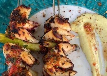 Πρωταθλήτρια στο Euro …μαγειρικής η Ελλάδα με κοντοσούβλι καλαμάρι