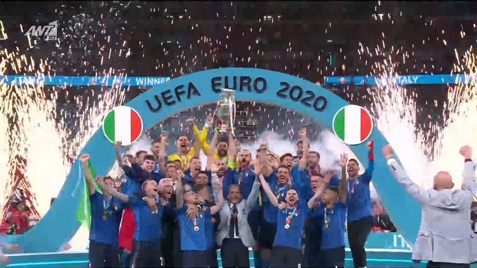 Euro 2020, Ιταλία – Αγγλία 3 2 πεν (1 1 καν.διάρκ, παρατ)