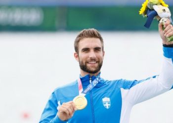 Χρυσός ολυμπιονίκης στο μονό σκιφ ο Στέφανος Ντούσκος με νέο ολυμπιακό ρεκόρ!