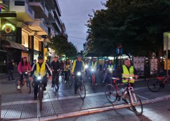 Ποδηλατοβόλτα στους δρόμους της Κατερίνης