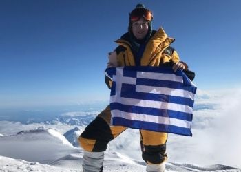 Ελληνίδα αλπινίστρια στην Ανταρκτική