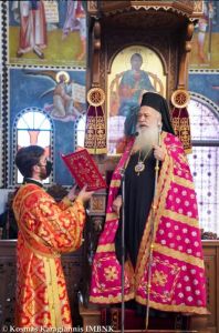 Στον Πανηγυρίζοντα Ιερό Ναό Αγίου Γεωργίου Περιστάσεως Κατερίνης