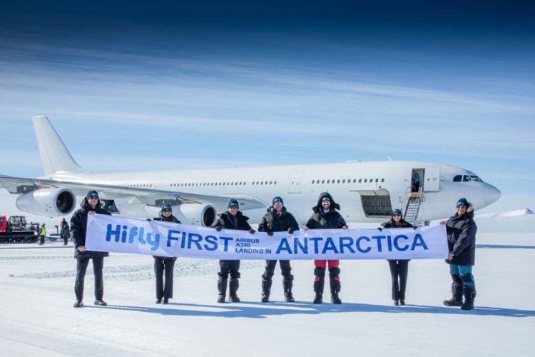 Το πρώτο Airbus που προσγειώνεται στην Ανταρκτική