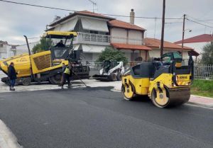 Ασφαλτόστρωση οδών πέριξ του 19ου Δημοτικού Σχολείου