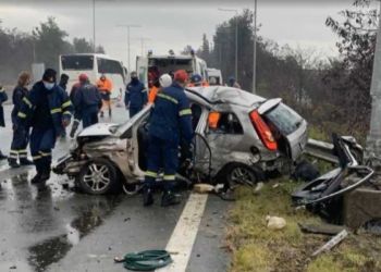 Φοιτητής στην Κρήτη το ένα από τα τρία νεκρά παιδιά του τροχαίου στην Πιερία