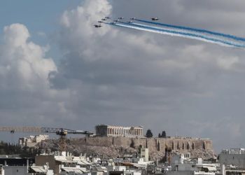 H άφιξη των Rafale – Διέλευση πάνω από την Ακρόπολη, η υποδοχή με την είσοδό τους στο ελληνικό Fir