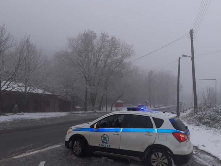 Κ. Μακεδονία: Πού χρειάζονται αλυσίδες γιατί χιονίζει –