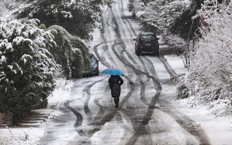 Κακοκαιρία Ελπίδα: Πολύ Χαμηλές Θερμοκρασίες, Πυκνές Χιονοπτώσεις Και Θυελλώδεις Ανέμους