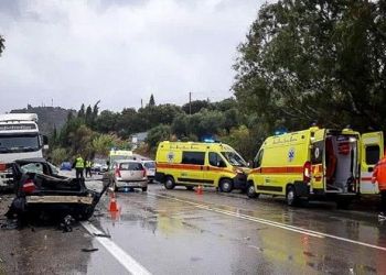 Πιερία: Τρεις νεκροί και δύο τραυματίες σε τροχαίο στην Θεσσαλονίκης – Αθηνών