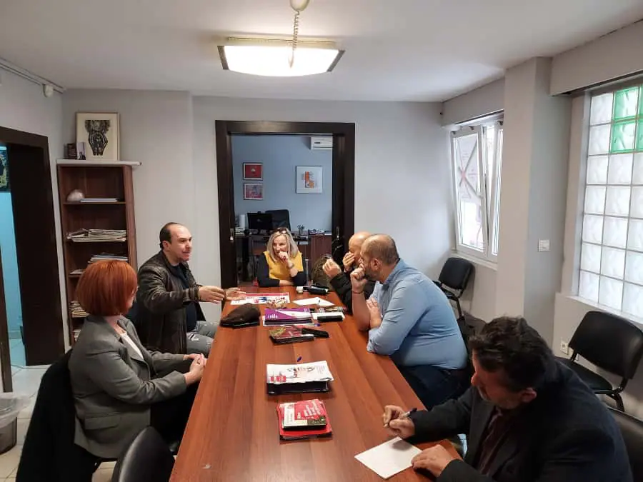 Οι  φυσιοθεραπευτές  με  αντιπροσωπεία του ΣΥΡΙΖΑ