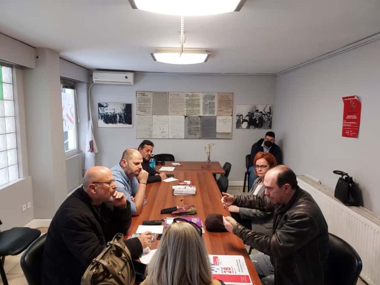 Οι  φυσιοθεραπευτές  με  αντιπροσωπεία του ΣΥΡΙΖΑ