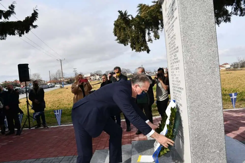 Κατερίνη: Ο Σταύρος Καλαφάτης εκπρόσωπος του Πρωθυπουργού στην Επιμνημόσυνη Δέηση για την Επέτειο ομαδικής εκτέλεσης 43 Ελλήνων πατριωτών από τους Γερμανούς