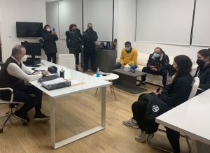 Ο Δήμαρχος Κατερίνης Κώστας Κουκοδήμος υποδέχτηκε την κυπελλούχο ομάδα βόλεϊ Κορασίδων (Κ18) του Πιερικού