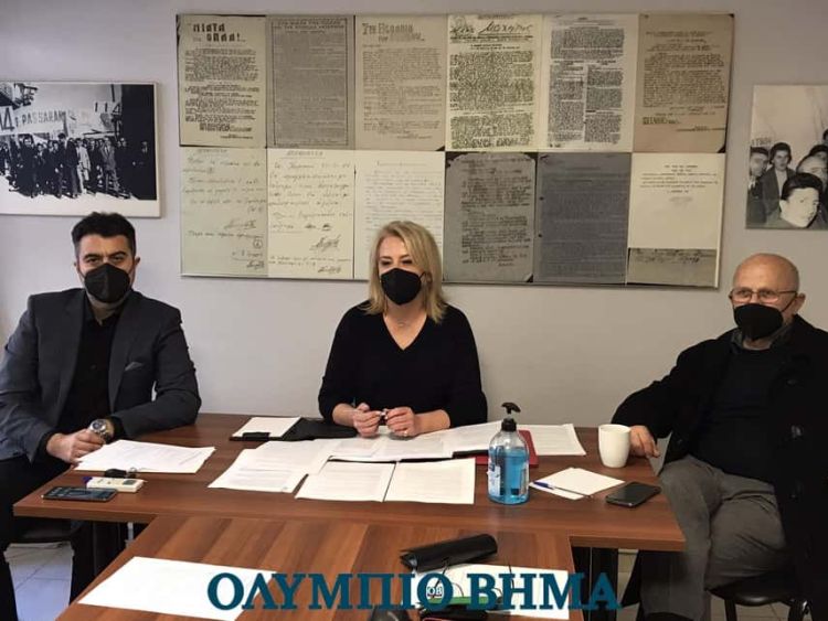 Ρένα Δούρου: Συνέντευξη τύπου στα τοπικά μέσα της Πιερίας