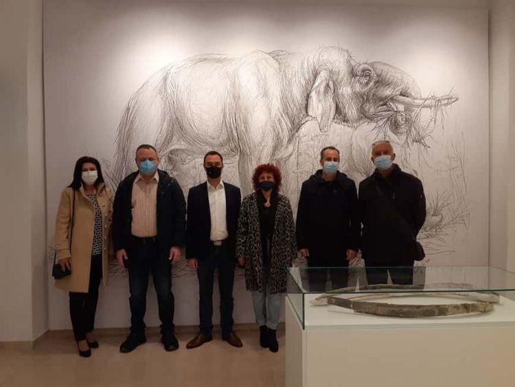 Επίσκεψη του Προέδρου του Δ.Σ. Θ. Τερζόπουλου και της Αντιδημάρχου Τουρισμού Μ. Τερζίδου στο Εκθετήριο του «ΜΑΣΤΟΔΟΝΤΑΣ»