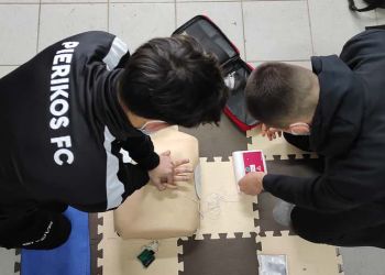 Παρουσίαση Α Βοηθειών στους αθλητές του Κ19 του Πιερικού