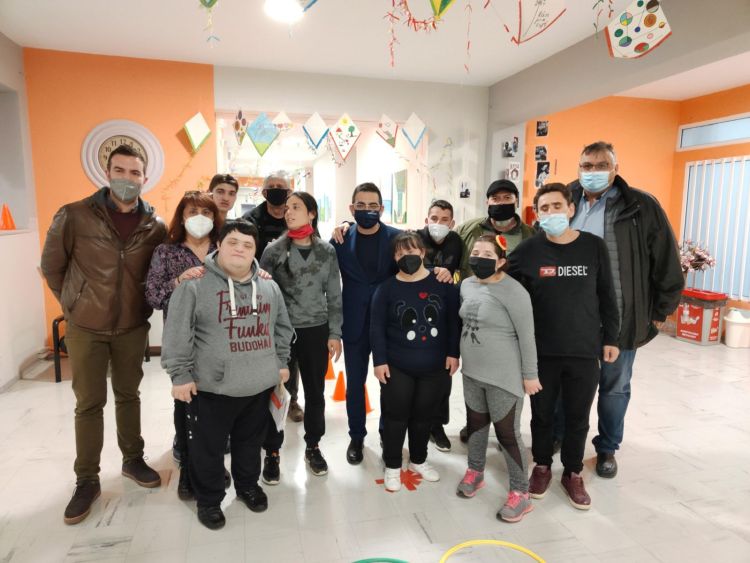 Δήμος Κατερίνης: Επίσκεψη του Γ.Γ. Κοινωνικής Αλληλεγγύης & Καταπολέμησης της Φτώχειας στο ΚΔΑΠ ΜΕΑ της ΔΗΚΕΔΗΚ