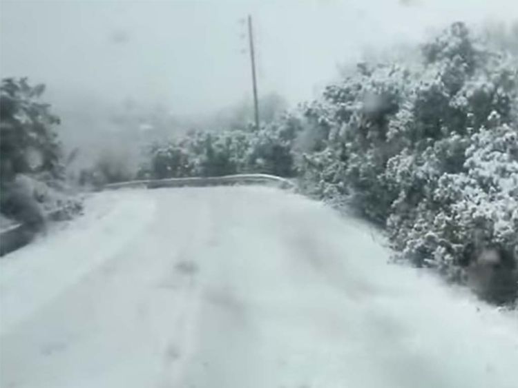 Εκχιονιστικά μηχανήματα του Δήμου επιχειρούν σε Παλαιό Παντελεήμονα και Παλαιούς Πόρους