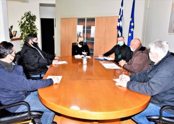 Π.Ε. Πιερίας: Με την Αντιπεριφερειάρχη κα Σοφία Μαυρίδου, οι πρόεδροι των ΤΟΕΒ  ΕΝΝΙΠΕΑ  Λιτοχώρου, Έλους Βαρικού και Ρητίνης