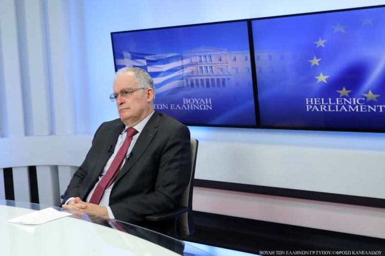 Τηλεδιάσκεψη των Προέδρων των εθνικών Κοινοβουλίων των κρατών μελών της Ε.Ε. με τον Πρόεδρο του Κοινοβουλίου της Ουκρανίας