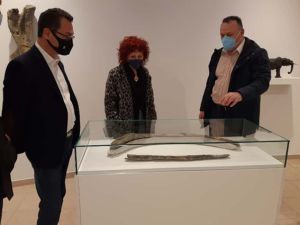 Επίσκεψη του Προέδρου του Δ.Σ. Θ. Τερζόπουλου και της Αντιδημάρχου Τουρισμού Μ. Τερζίδου στο Εκθετήριο του «ΜΑΣΤΟΔΟΝΤΑΣ»