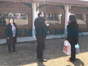 Κατερίνη: Οικογένειες από την Ουκρανία φιλοξενούνται  στα οικήματα του Καπνικού Σταθμού.