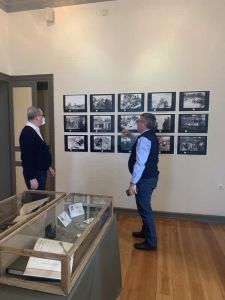 Ο Δήμαρχος Κατερίνης στην Έκθεση για την 90χρονη διαδρομή του Ε.Ο.Σ