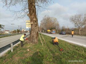 ΠΕ Πιερίας: Εργασίες συντήρησης στο επαρχιακό οδικό δίκτυο