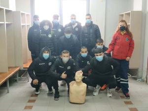 Παρουσίαση Α Βοηθειών στους αθλητές του Κ19 του Πιερικού