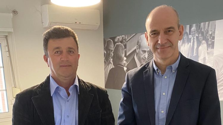 Συνάντηση Φώντα Μπαραλιάκου με τον νέο Πρόεδρο της Κεντρικής Κλαδικής Συνεταιριστικής Ένωσης Καπνού Ελλάδος