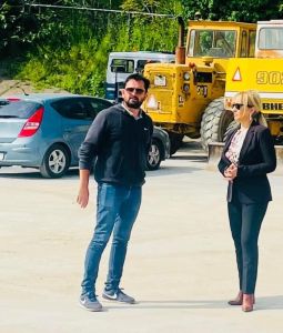 Διαμόρφωση του αύλειου χώρου του 2ου Δημ. Σχολείου Αιγινίου