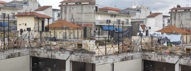 Δήμος Κατερίνης: Με ταχείς ρυθμούς οι παρεμβάσεις στο δημοτικό κτίριο & στο αίθριο της δημοτικής αγοράς