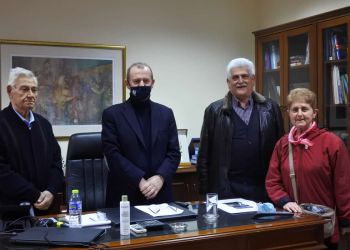 Εθιμοτυπική συνάντηση του προέδρου του ΕΒΕ Ηλία Χατζηχριστοδούλου