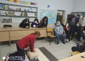 Παρουσίαση Α΄ Βοηθειών από τη Διασωστική Ομάδα Πιερίας