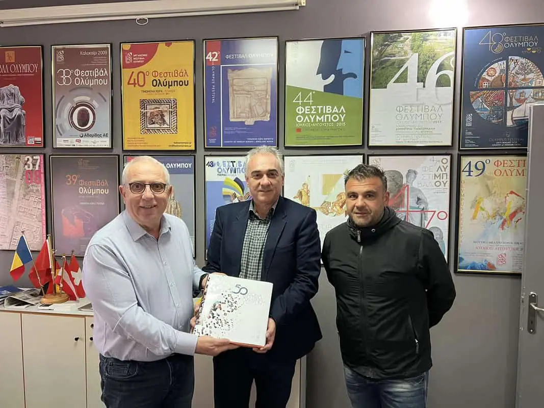 Συνάντηση Φεστιβάλ Ολύμπου με την Ένωση Τουριστικών Πρακτόρων Συνάντηση ΟΡ.ΦΕ.Ο με την Ένωση Τουριστικών Πρακτόρων