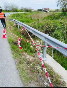 Συντήρηση στηθαίων ασφαλείας στο οδικό δίκτυο