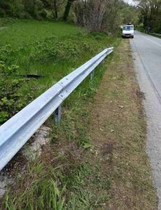 Συντήρηση στηθαίων ασφαλείας στο οδικό δίκτυο