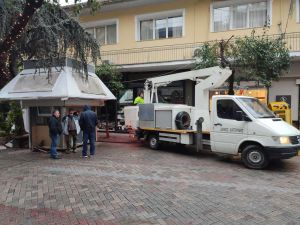 Το περίπτερο   στον πεζόδρομο της οδού Μ.Αλεξάνδρου