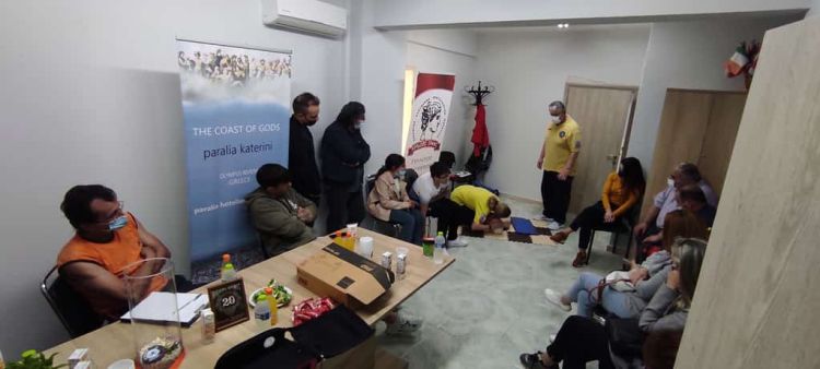 Παρουσίαση Α΄ Βοηθειών από τη Διασωστική Ομάδα Πιερίας