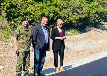 Π.Ε. Πιερίας: Ολοκληρώνονται με την ασφαλτόστρωση οι τεχνικές παρεμβάσεις της αγροτικής οδού “Καναπίτσα” του Δήμου Δίου Ολύμπου