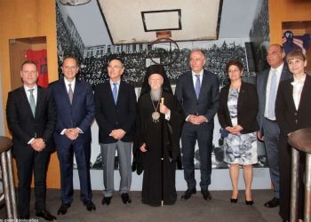 Στο Μουσείο Μπάσκετ της ΧΑΝΘ ο Πατριάρχης Βαρθολομαίος