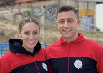 Χρυσό μετάλλιο για την Άννα και τον Διονύση Κορακάκη στο μεικτό ομαδικό αεροβόλου 10μ.