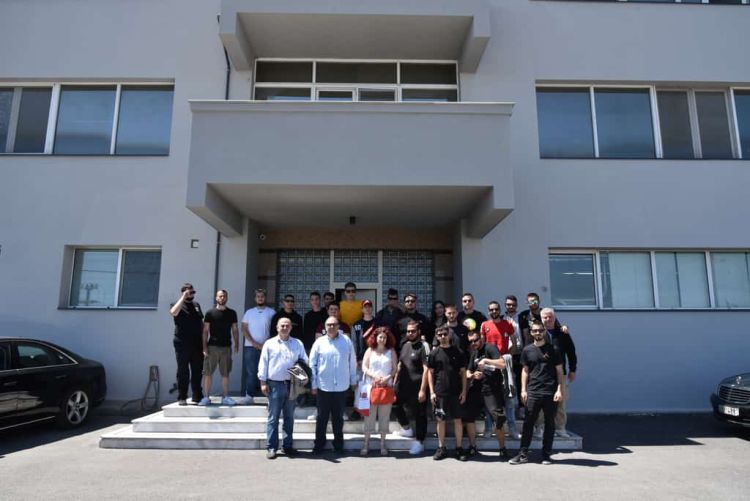 Εκπαιδευτική Επίσκεψη Του Αεν Μακεδονιασ Σχολη Μηχανικων Στην Olympia Electronics A.e.»