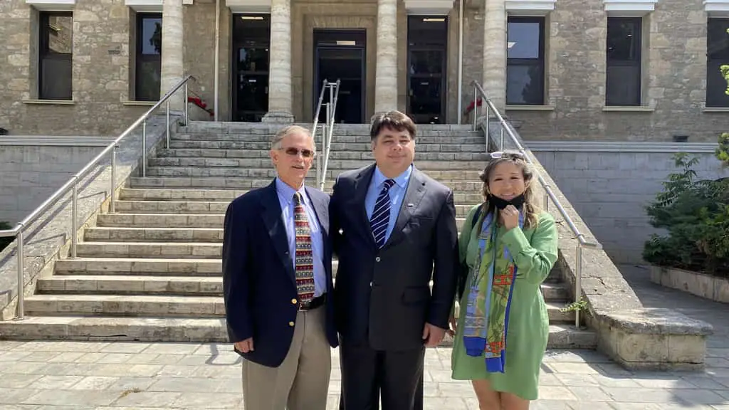 Στην Αμερικανική Γεωργική Σχολή, ο νέος Πρέσβης των Η.Π.Α., George Tsunis Στην Αμερικανική Γεωργική Σχολή, ο νέος Πρέσβης των Η.Π.Α., George Tsunis