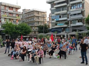 Τ.Ε. Πιερίας του ΚΚΕ: Με επιτυχία πραγματοποιήθηκε η εκδήλωση στην κεντρική πλατεία της Κατερίνης