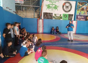 Τα Τμήματα Πάλης και Σκοποβολής του ΓΑΣ Αρχέλαος Κατερίνης υποδέχτηκαν μαθητές τριες του 19ου Δημοτικού Σχολείου Κατερίνης