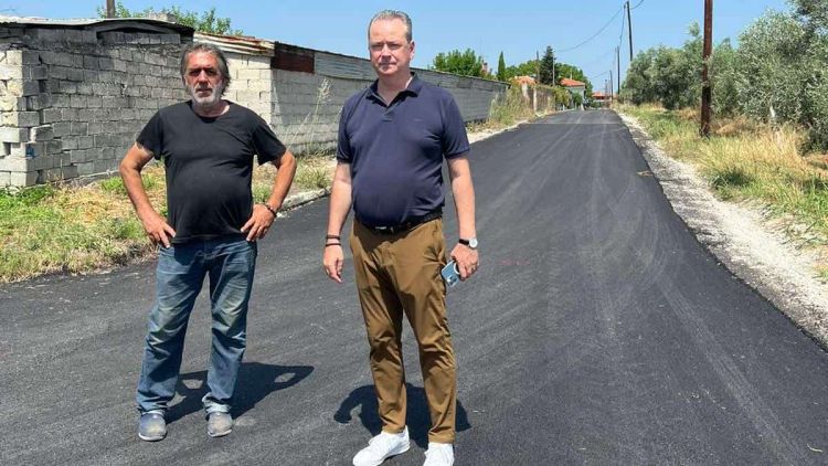 Δήμος Κατερίνης: Ασφαλτοστρώσεις που βελτιώνουν την οδική ασφάλεια στον Κάτω Άγιο Ιωάννη
